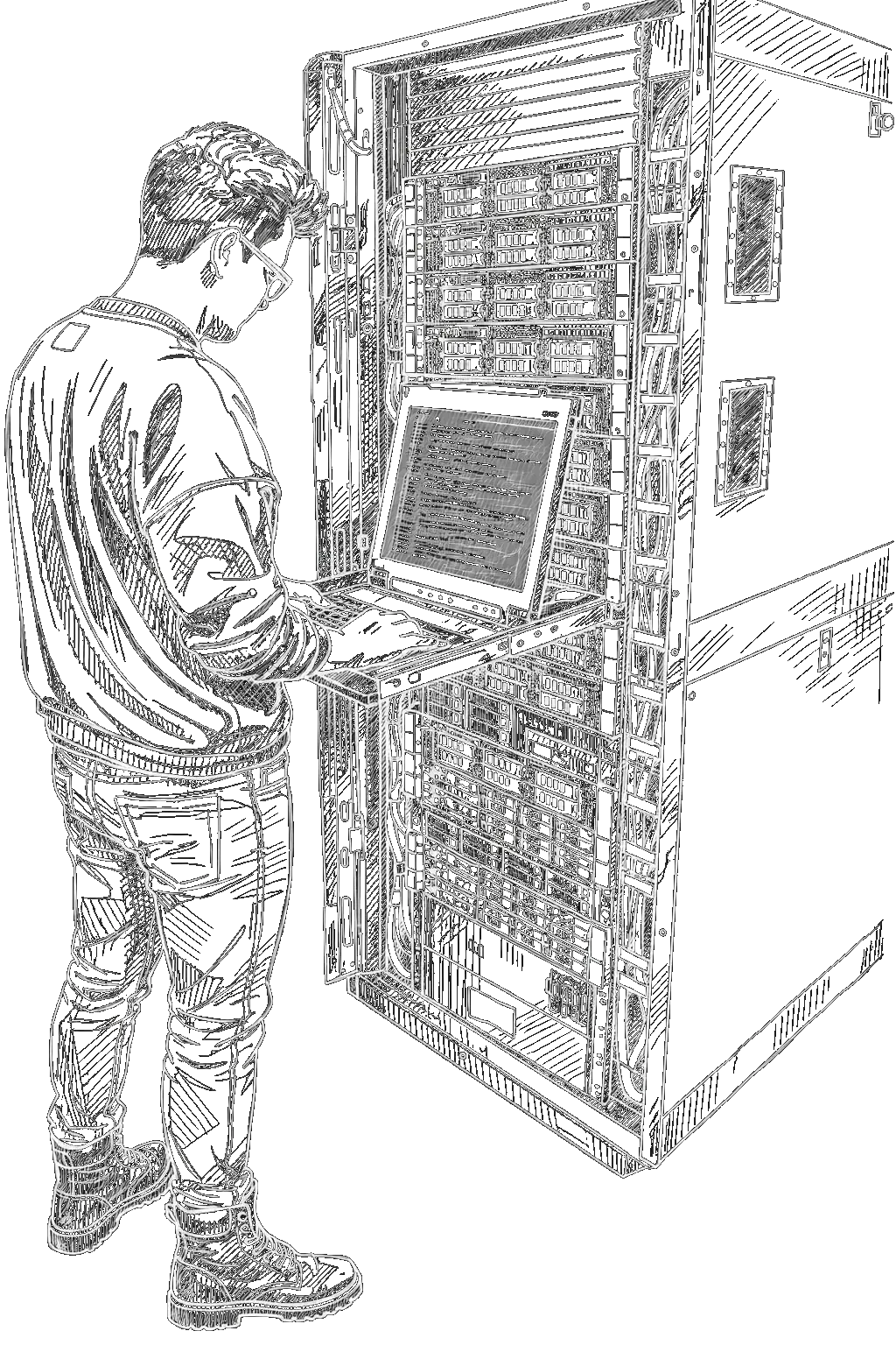 Robert Melcher in datacenter