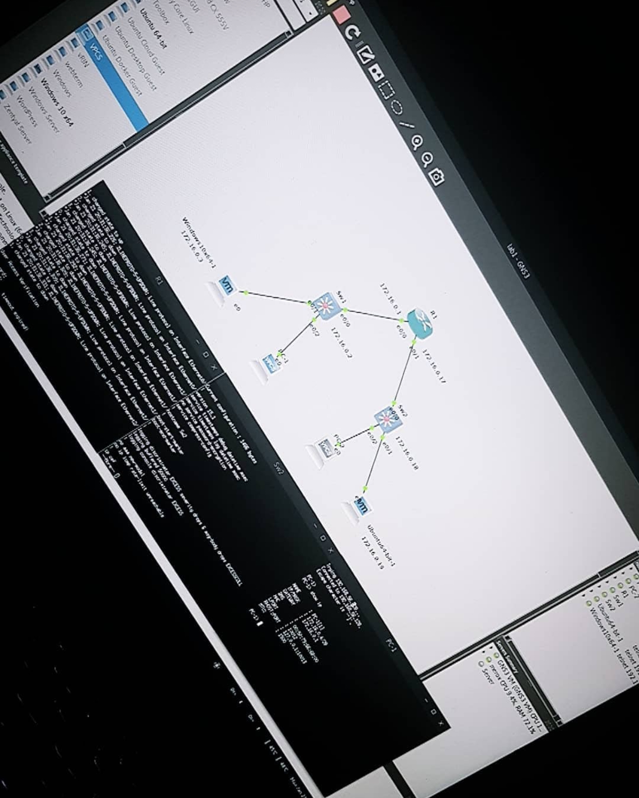 First cisco lab in GNS3